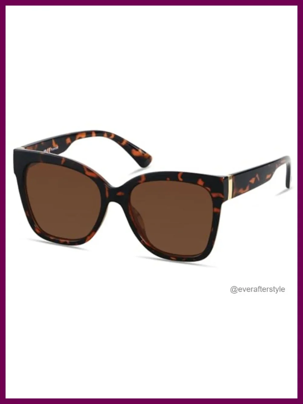 Oversized Cat Eye Polarized Sunglasses Women UV400 Protection